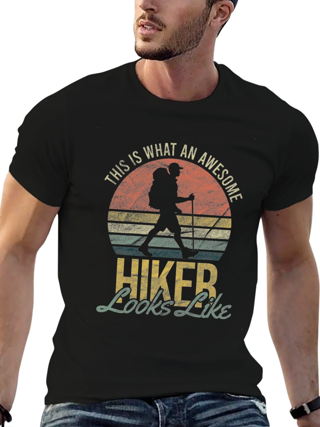 Awesome Hiker Graphic T-Shirt - Outdoor Adventure Tee product image 6