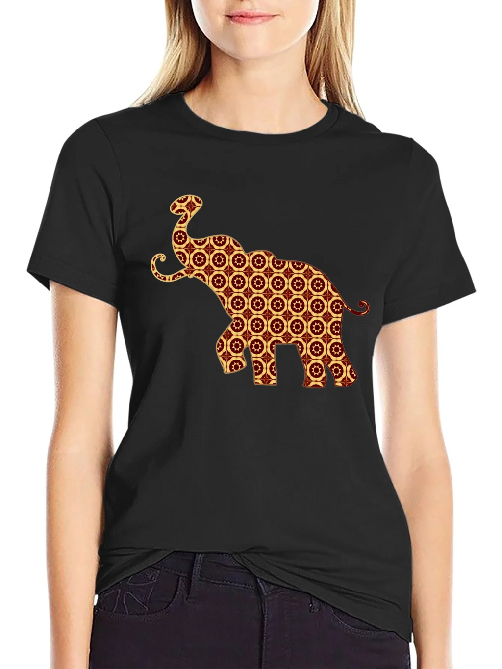 Elephant Pattern T-Shirt - Unique Graphic Tee product image 2