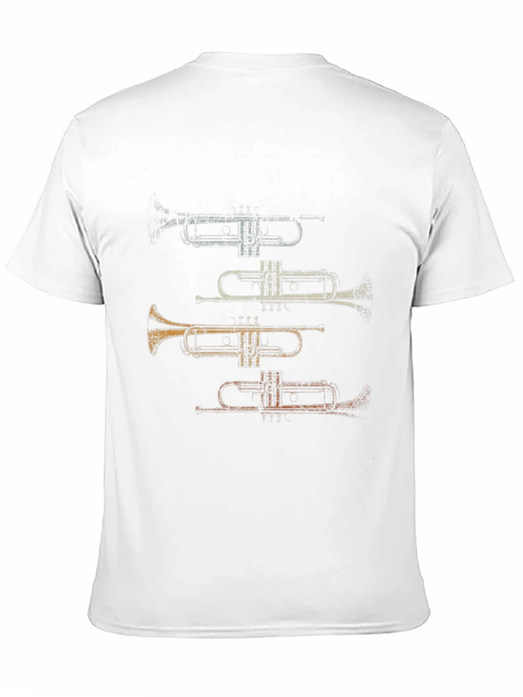 Trumpet Stack Graphic Tee - Musicians Casual Wear product image 3