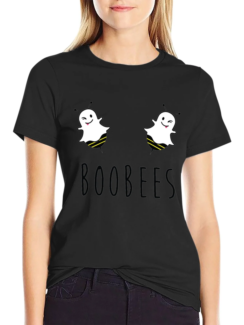 Boobees Graphic Tee - Funny Ghost Bee Pun T-Shirt product image 2