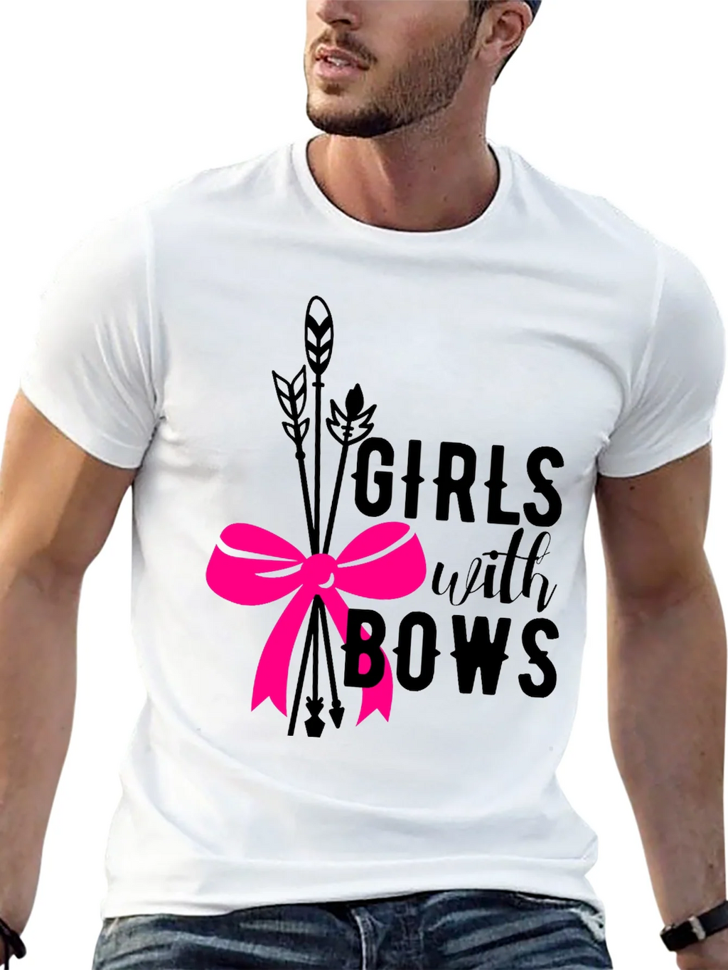 Girls with Bows Graphic Tee - Black product image 10