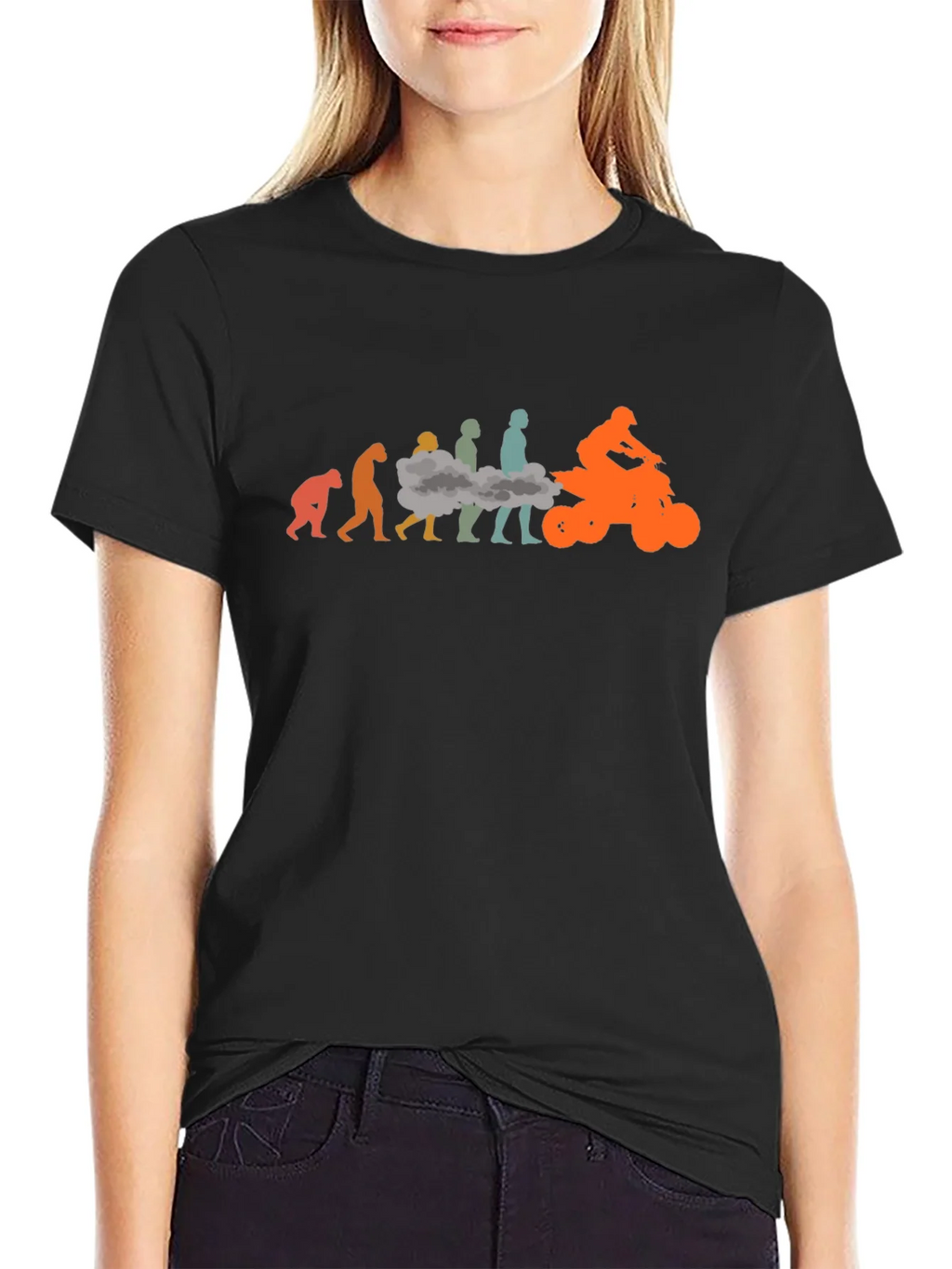 Evolution of ATV Rider T-Shirt product image 2