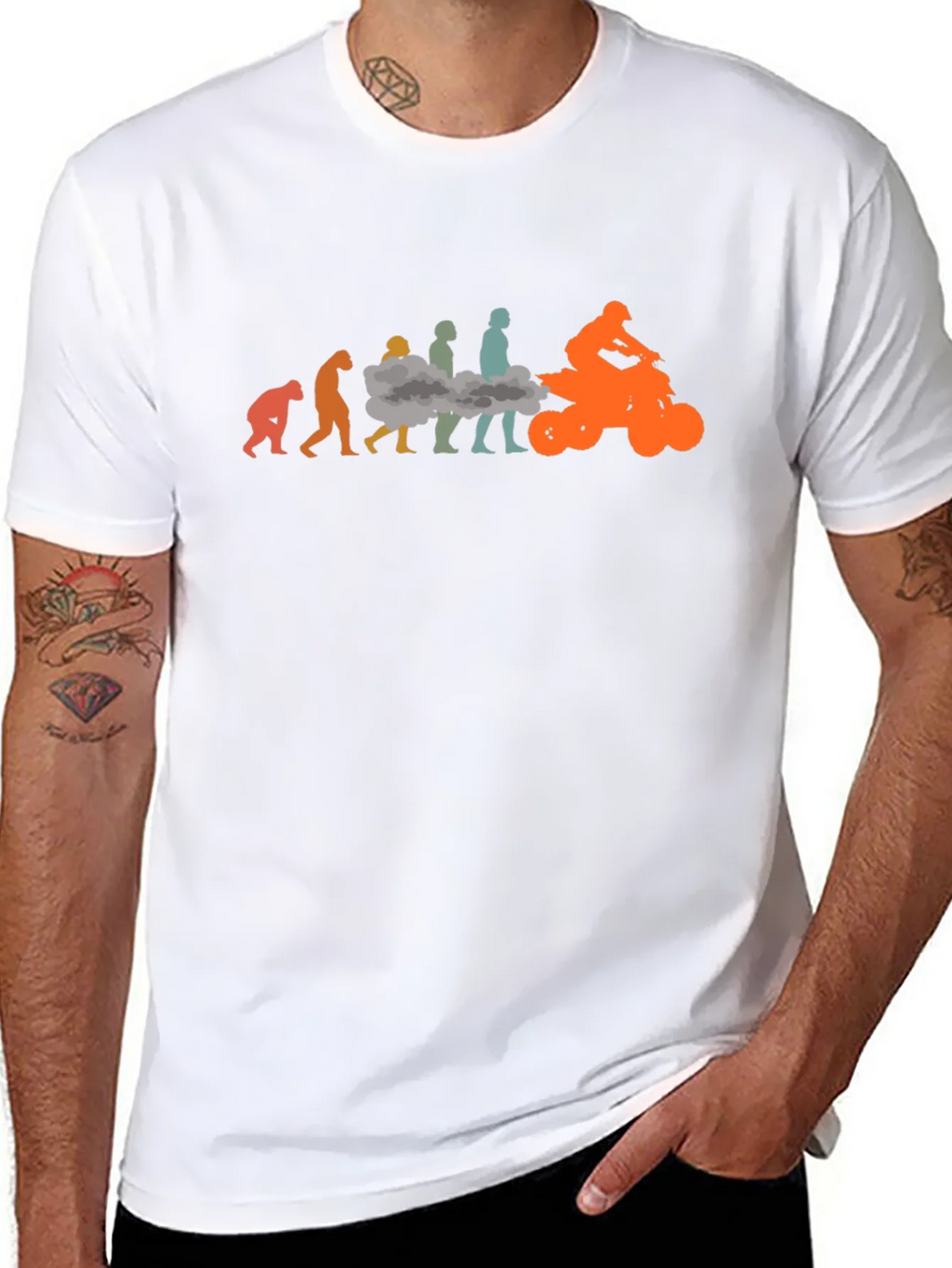 Evolution of ATV Rider T-Shirt product image 7