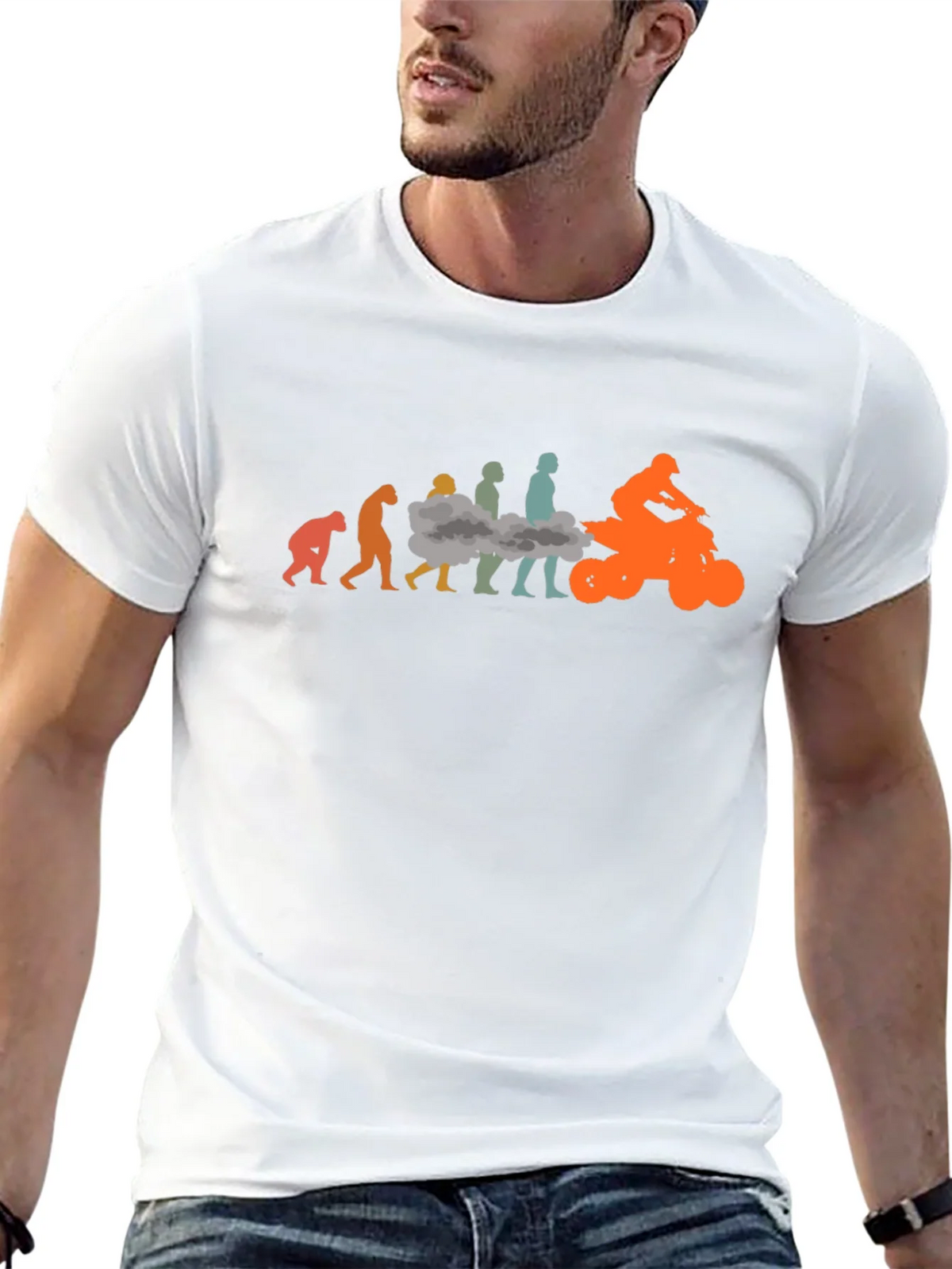 Evolution of ATV Rider T-Shirt product image 11