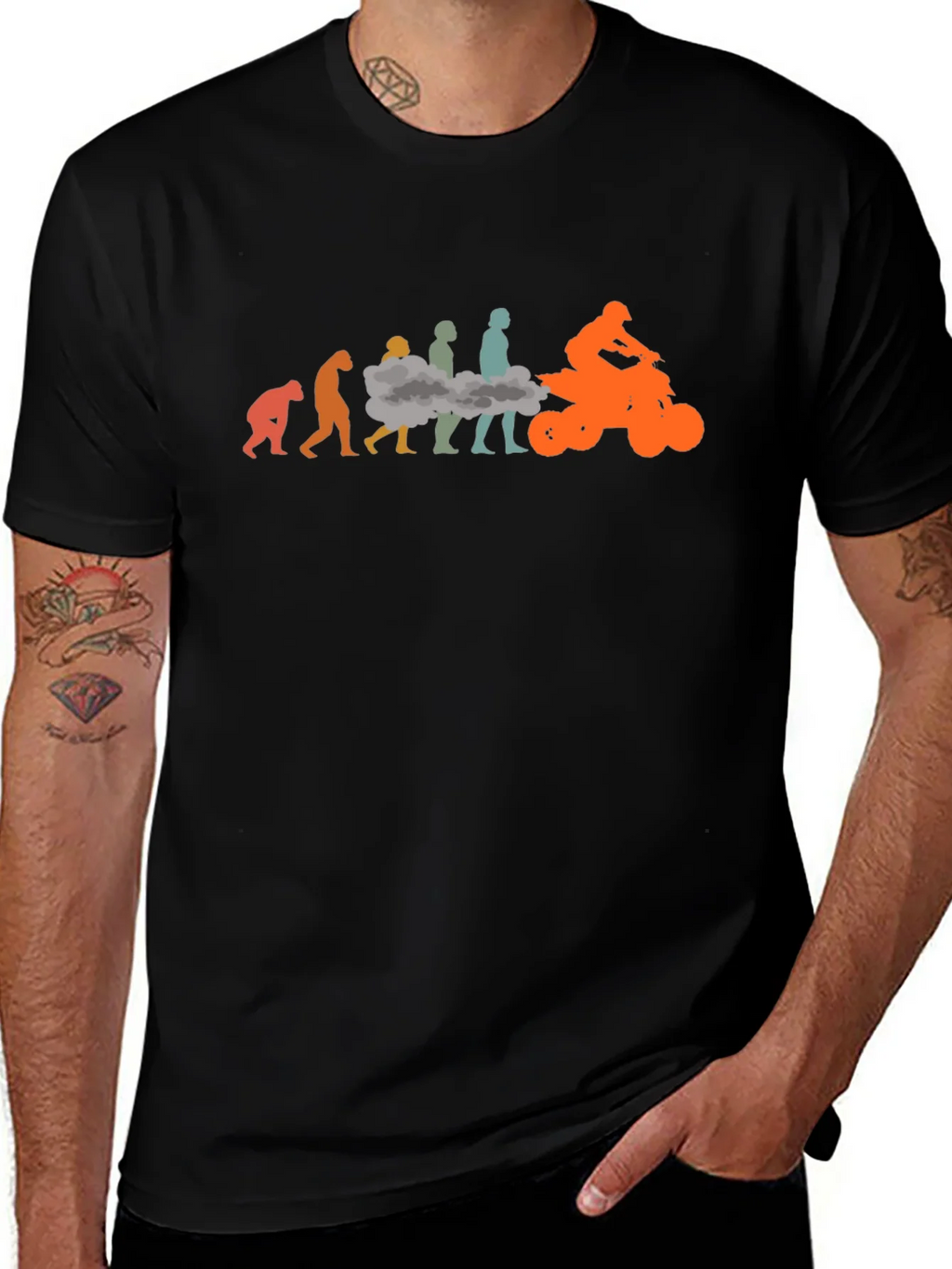 Evolution of ATV Rider T-Shirt product image 1