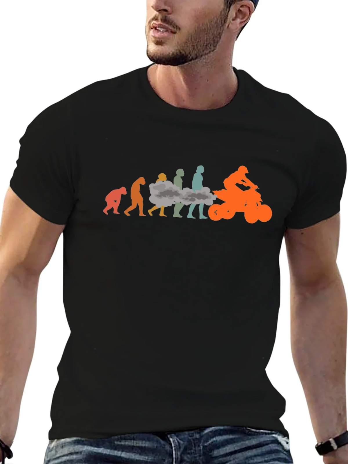 Evolution of ATV Rider T-Shirt product image 6