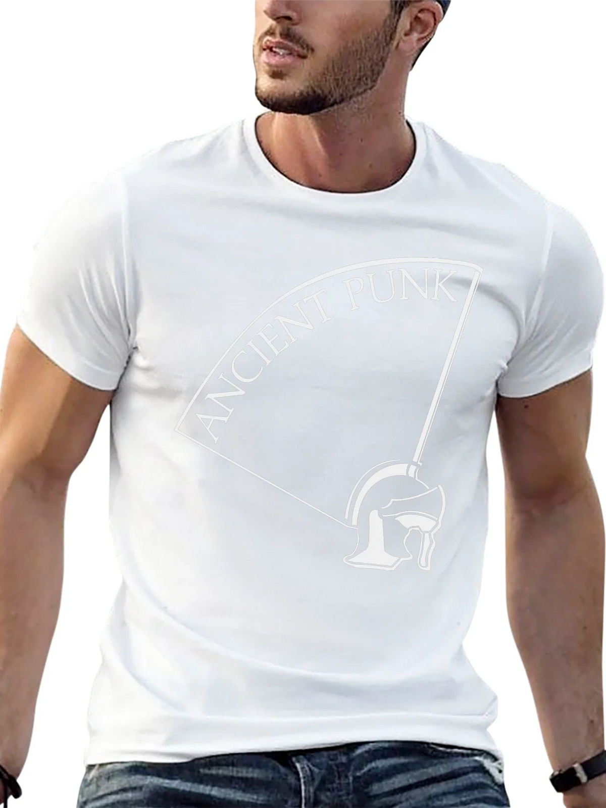Ancient Punk Graphic T-Shirt - Black Cotton Tee product image 12
