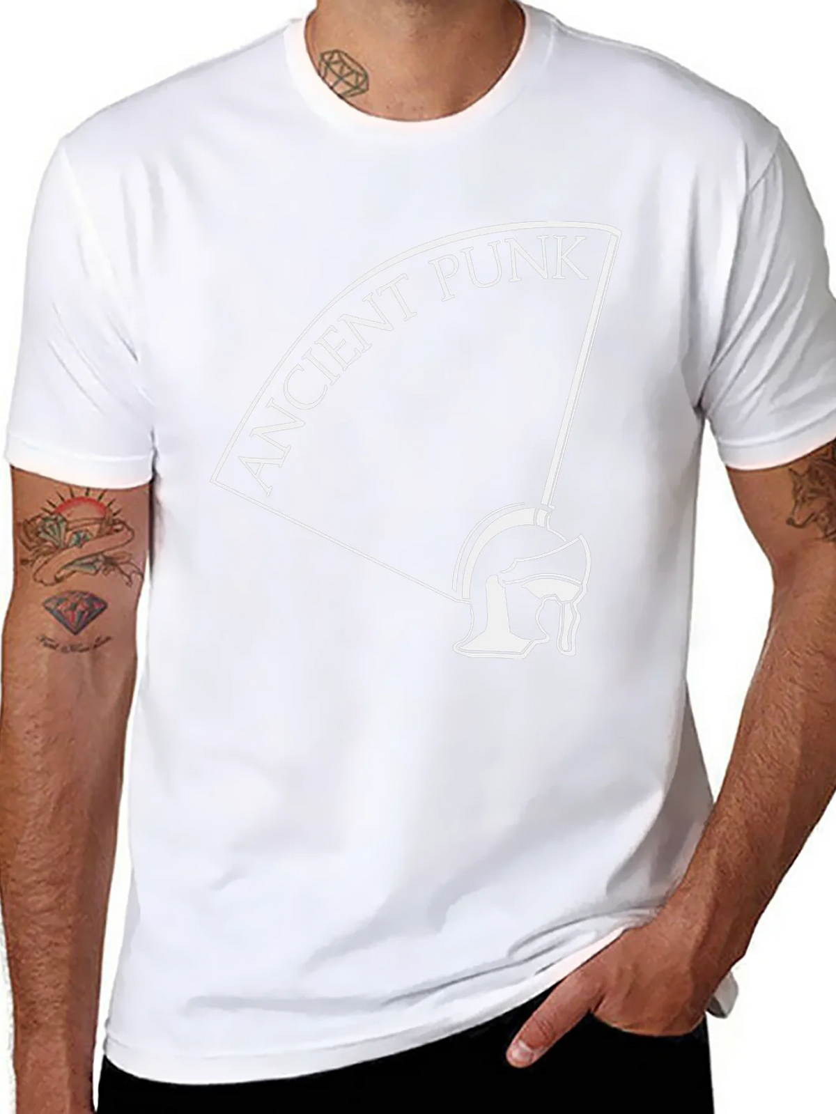 Ancient Punk Graphic T-Shirt - Black Cotton Tee product image 7