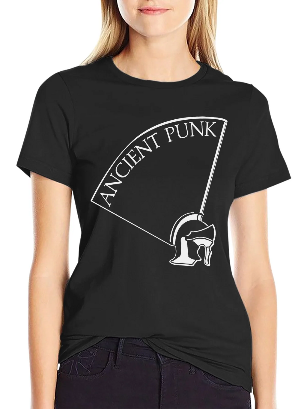 Ancient Punk Graphic T-Shirt - Black Cotton Tee product image 2