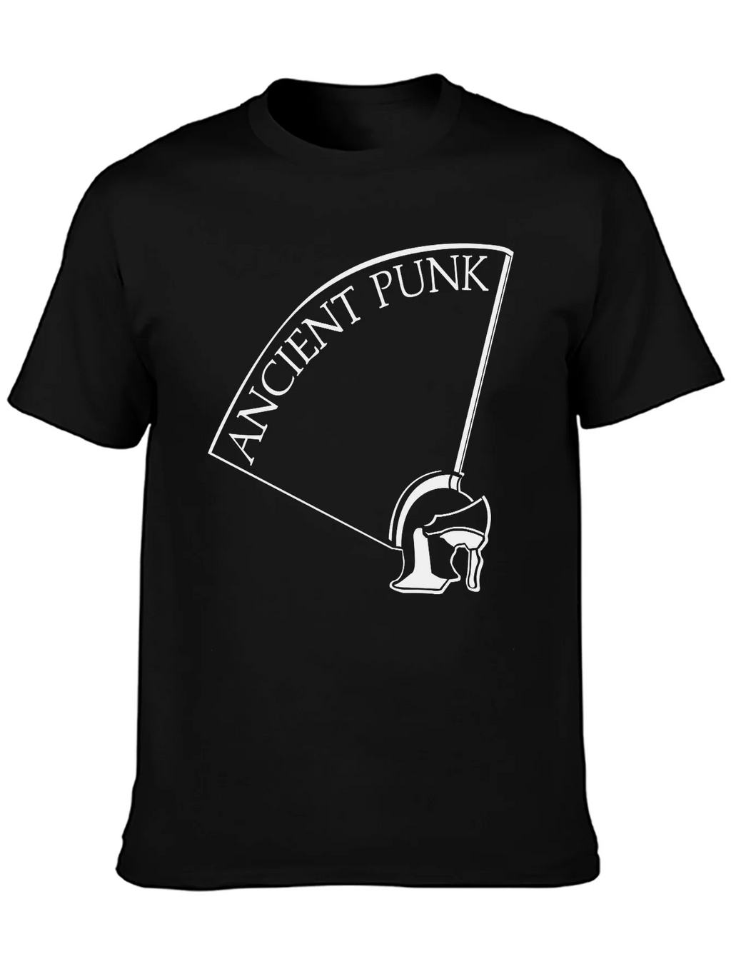 Ancient Punk Graphic T-Shirt - Black Cotton Tee product image 3