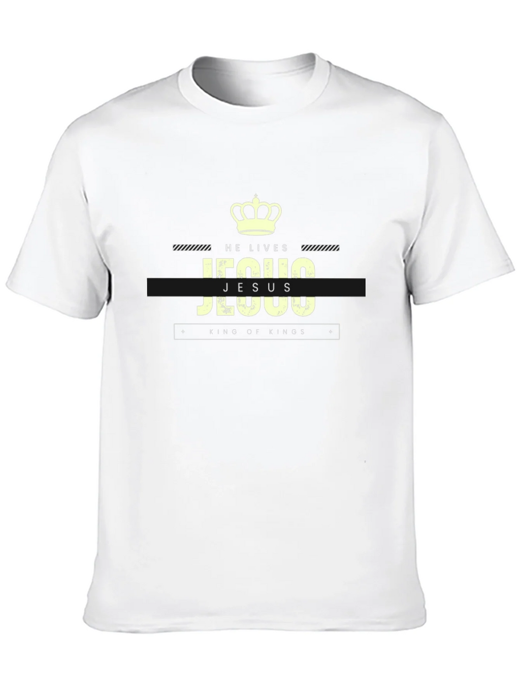 He Lives Jesus King of Kings Black T-Shirt product image 9