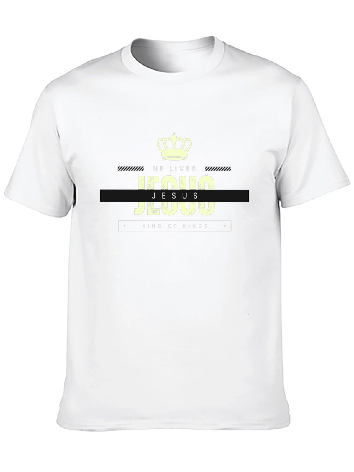 He Lives Jesus King of Kings Black T-Shirt product image 9