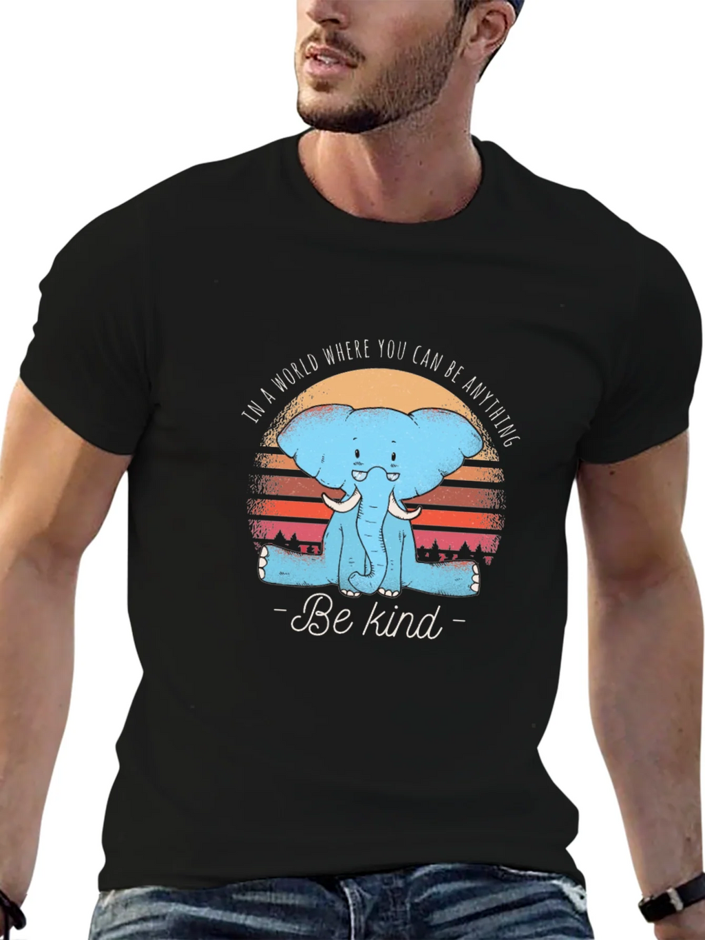 Be Kind Elephant Graphic T-Shirt product image 6