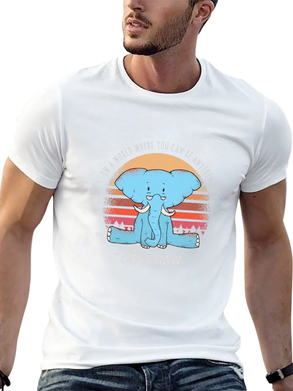 Be Kind Elephant Graphic T-Shirt product image 12