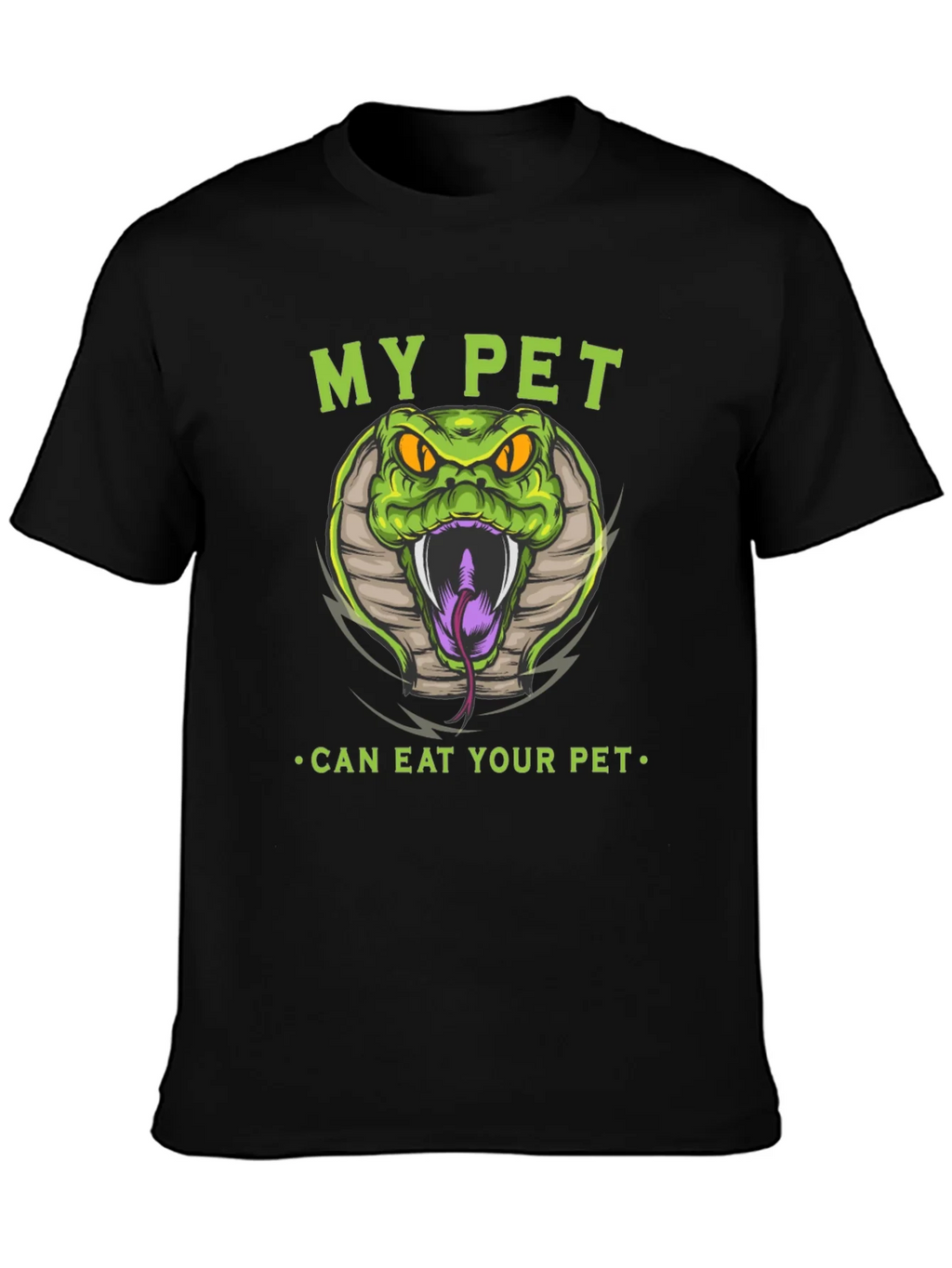 My Pet Snake T-Shirt - Can Eat Your Funny Tee product image 3