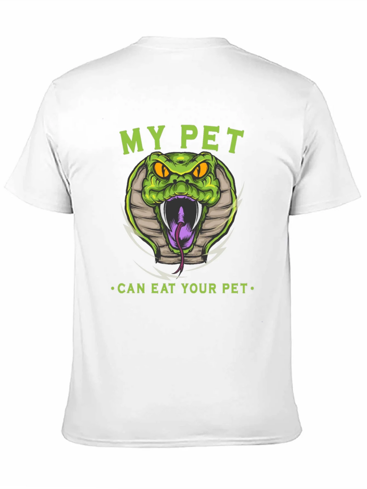 My Pet Snake T-Shirt - Can Eat Your Funny Tee product image 10