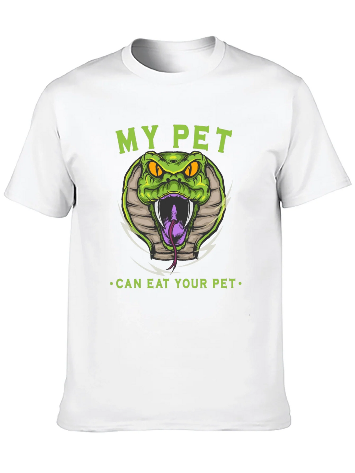 My Pet Snake T-Shirt - Can Eat Your Funny Tee product image 9