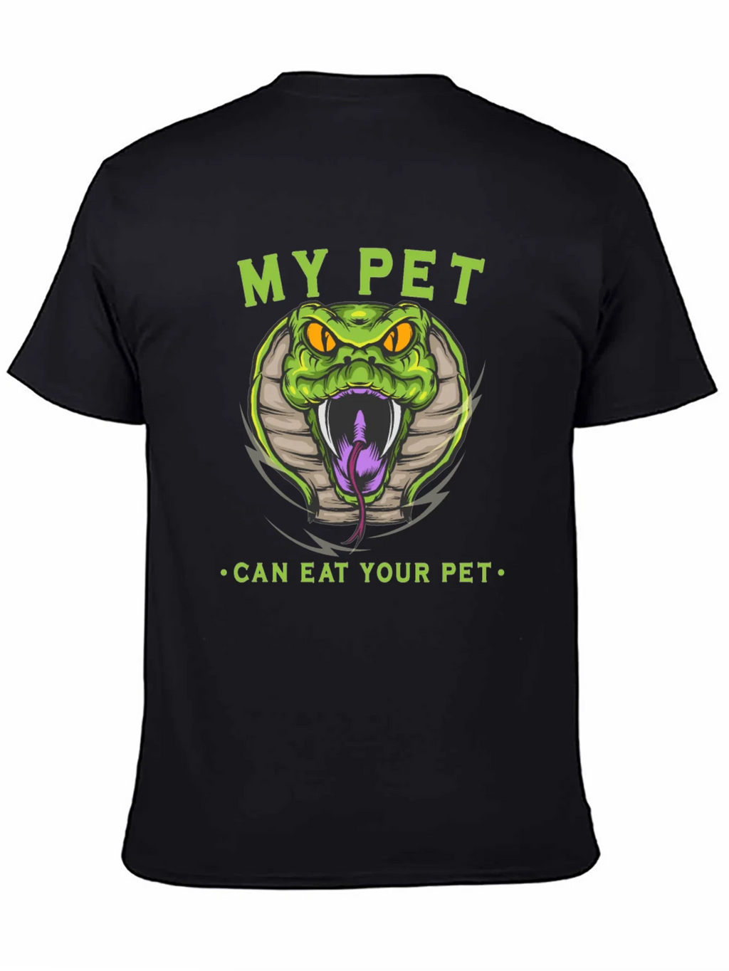 My Pet Snake T-Shirt - Can Eat Your Funny Tee product image 4