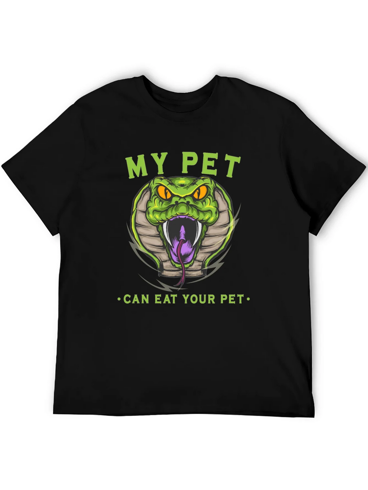 My Pet Snake T-Shirt - Can Eat Your Funny Tee product image 5