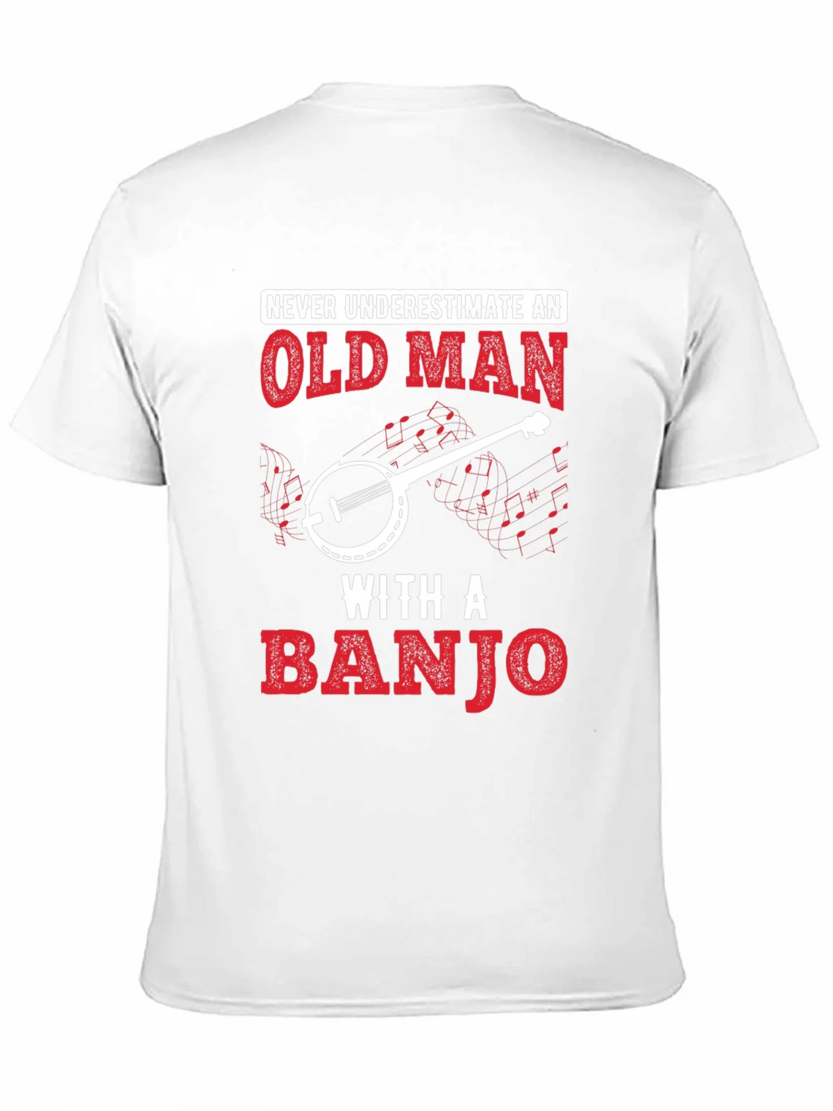 Old Man Banjo T-Shirt - Music Lover Tee product image 10