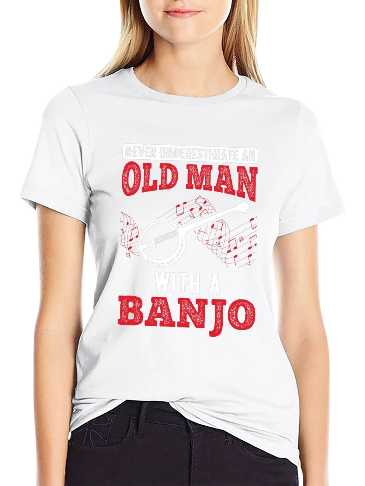 Old Man Banjo T-Shirt - Music Lover Tee product image 8