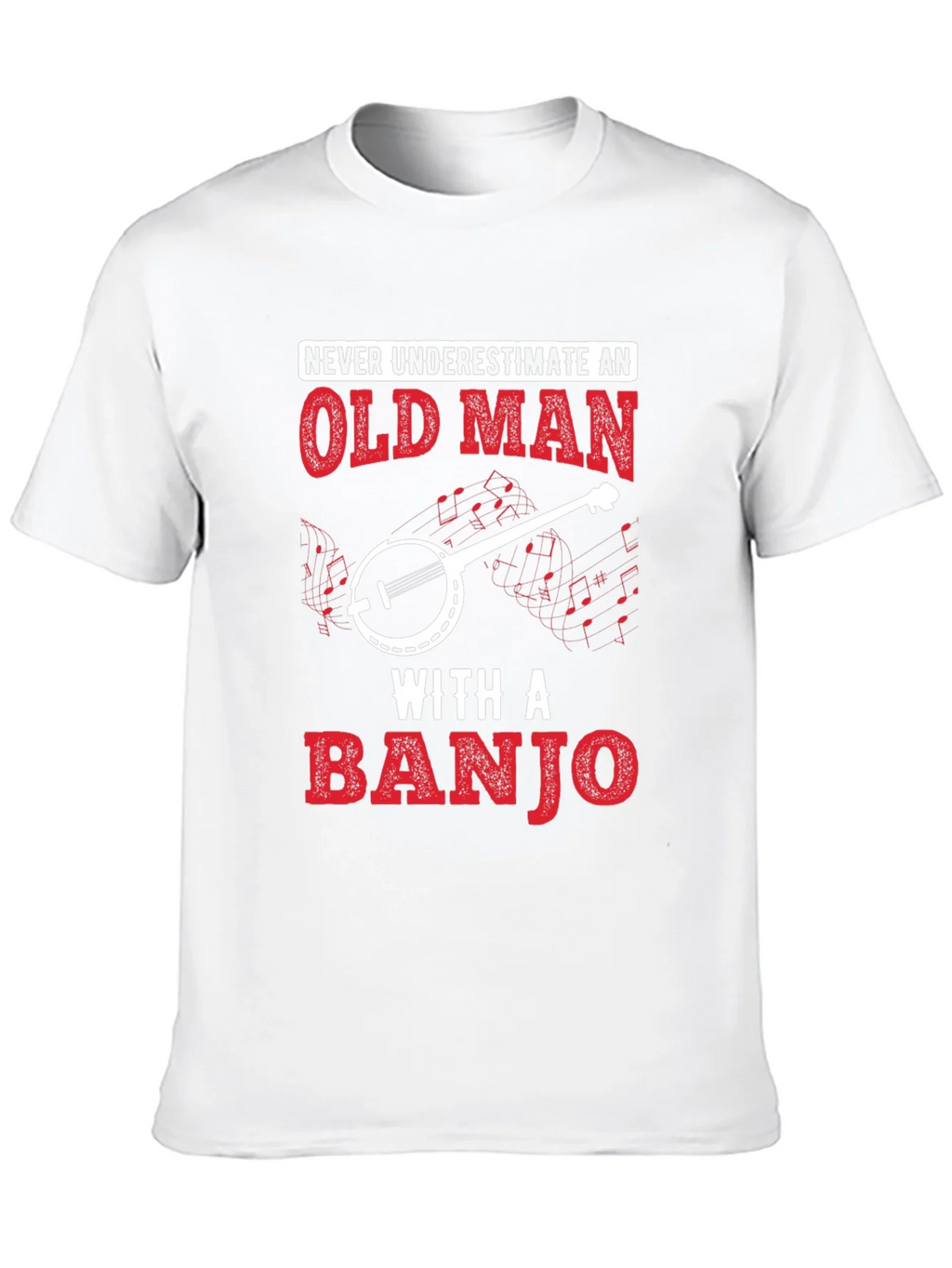 Old Man Banjo T-Shirt - Music Lover Tee product image 9