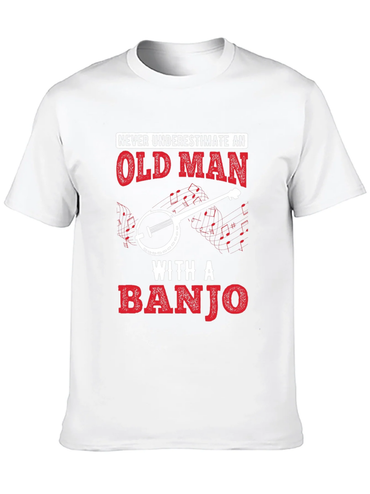 Old Man Banjo T-Shirt - Music Lover Tee product image 9