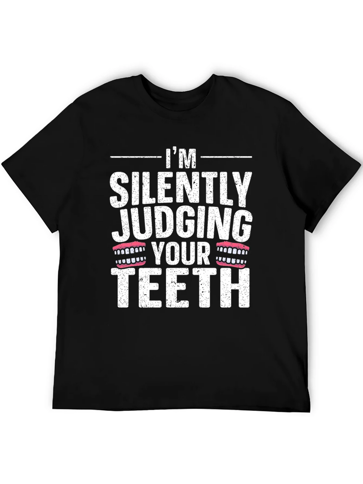 Silently Judging Your Teeth Graphic Novelty T-Shirt product image 3