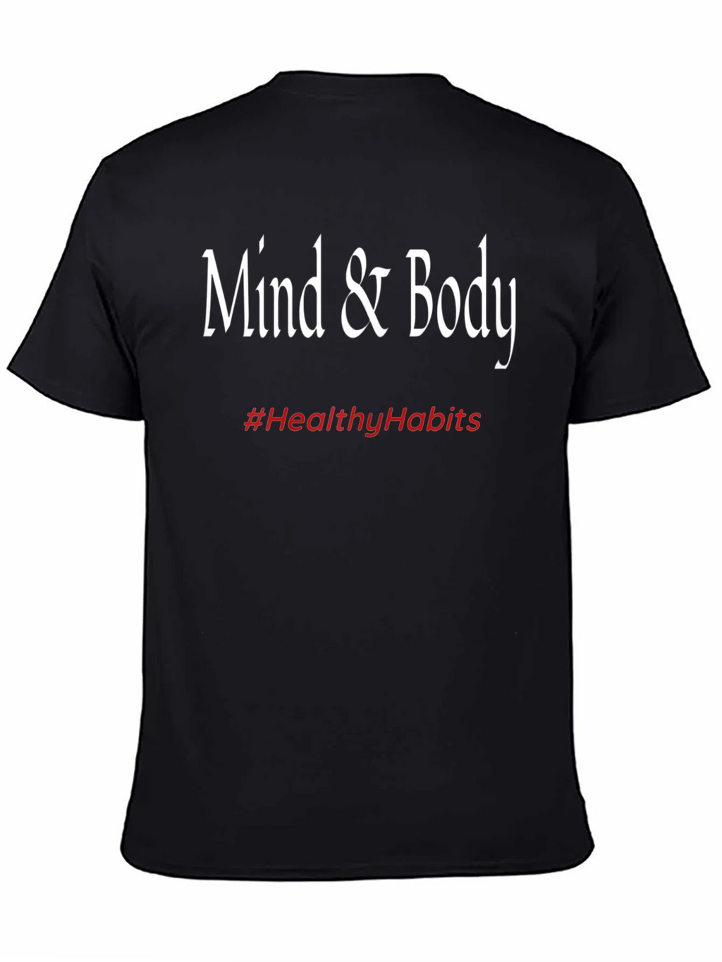 Mind & Body Tee - Healthy Habits Black T-Shirt product image 4