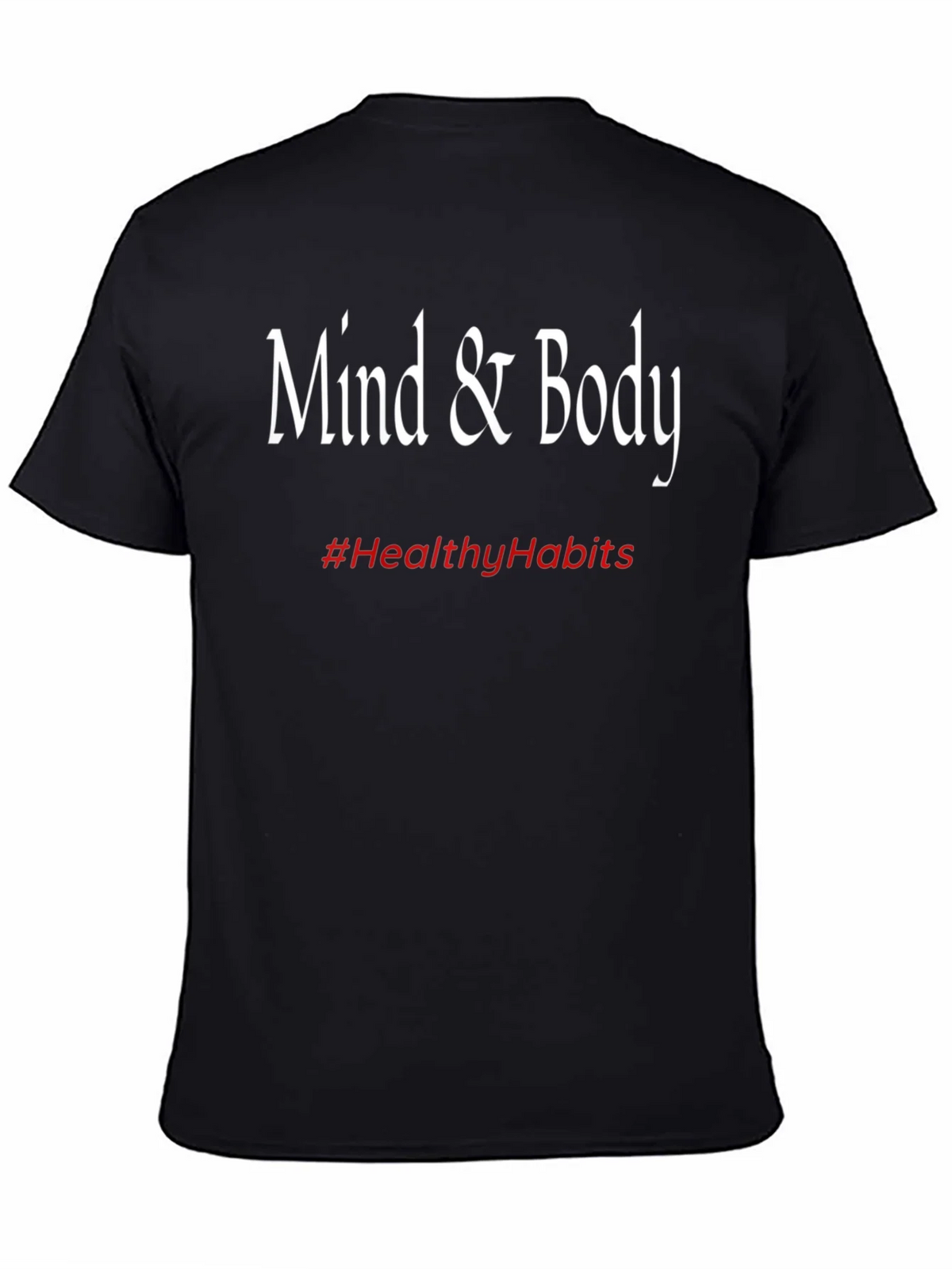Mind & Body Tee - Healthy Habits Black T-Shirt product image 4