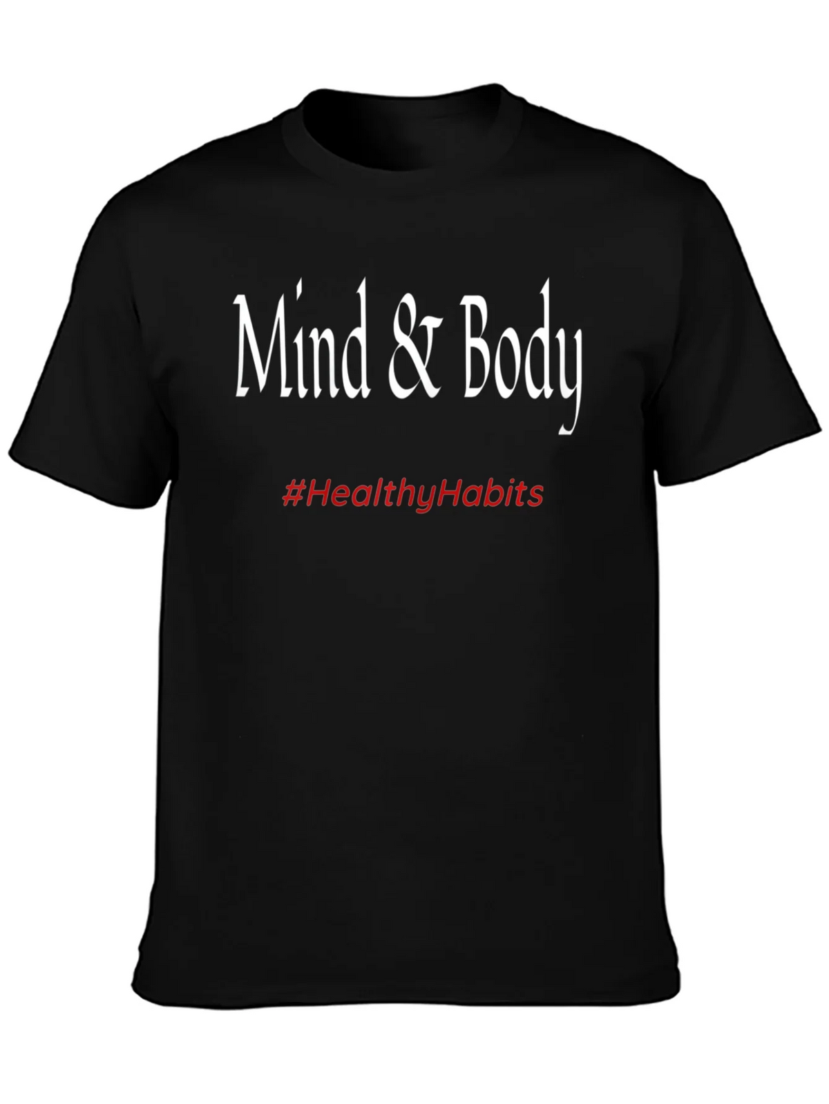 Mind & Body Tee - Healthy Habits Black T-Shirt product image 3
