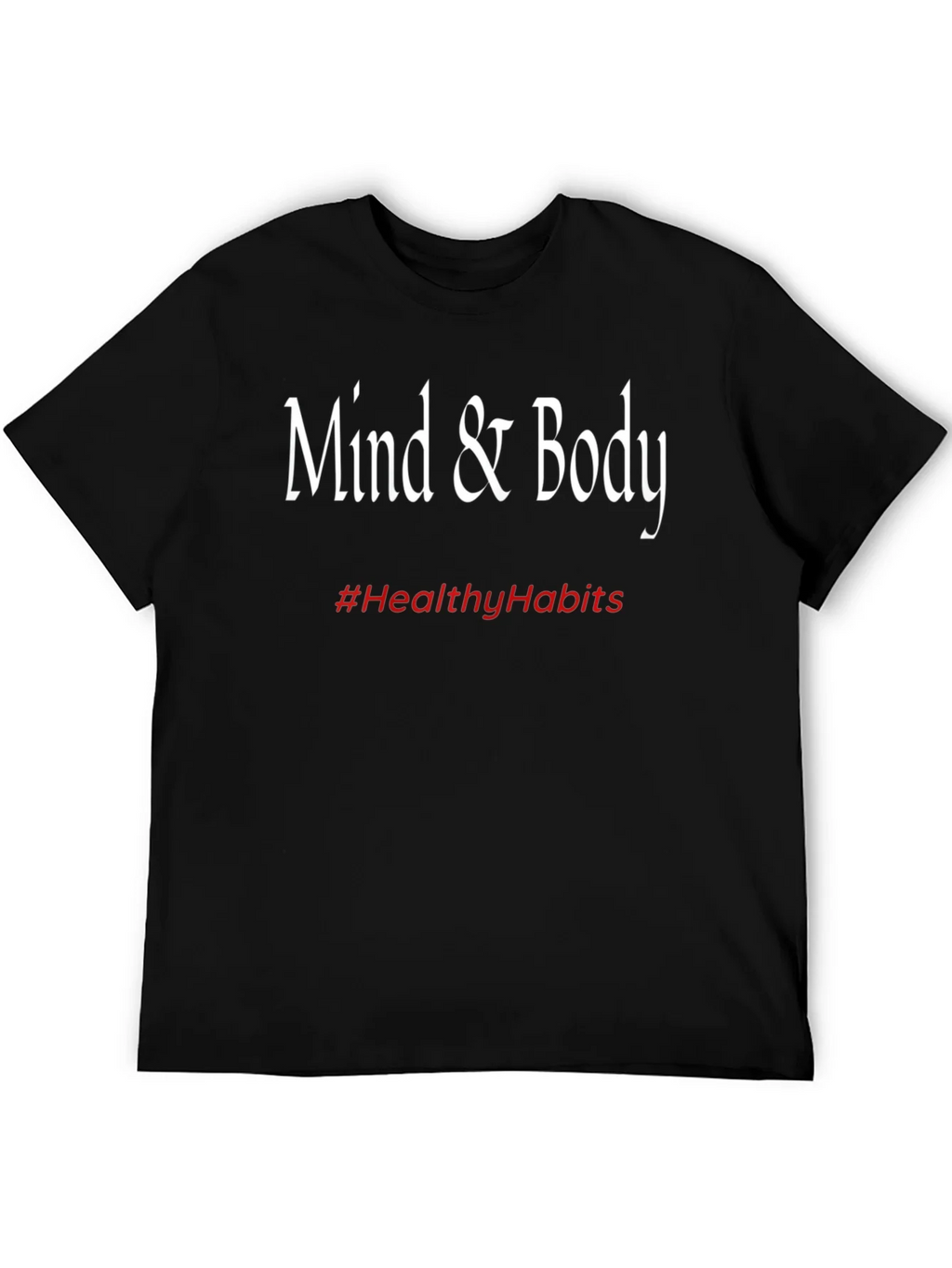 Mind & Body Tee - Healthy Habits Black T-Shirt product image 5