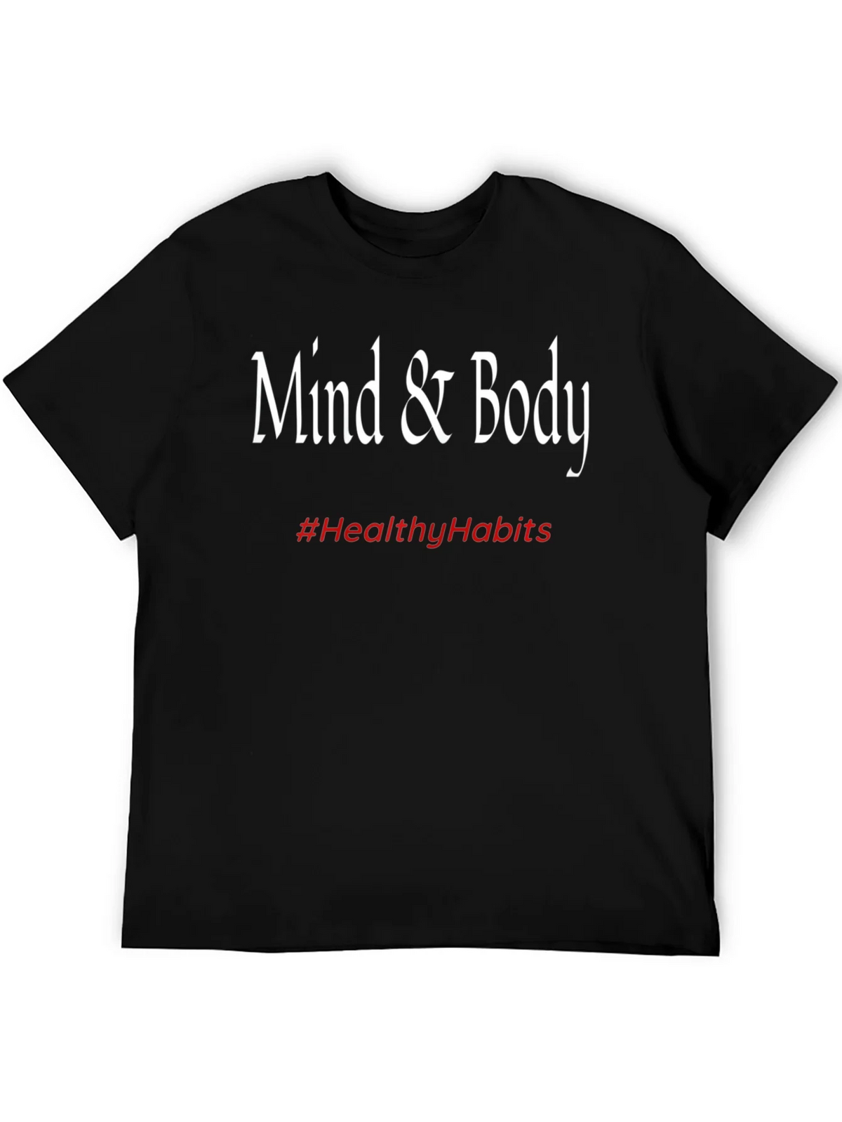 Mind & Body Tee - Healthy Habits Black T-Shirt product image 5