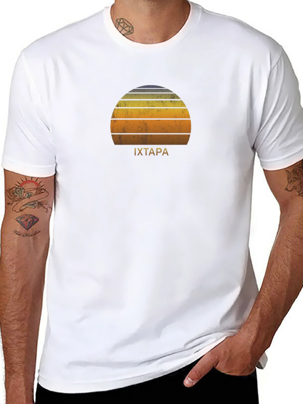 Ixtapa Vintage Sunset Graphic T-Shirt product image 7