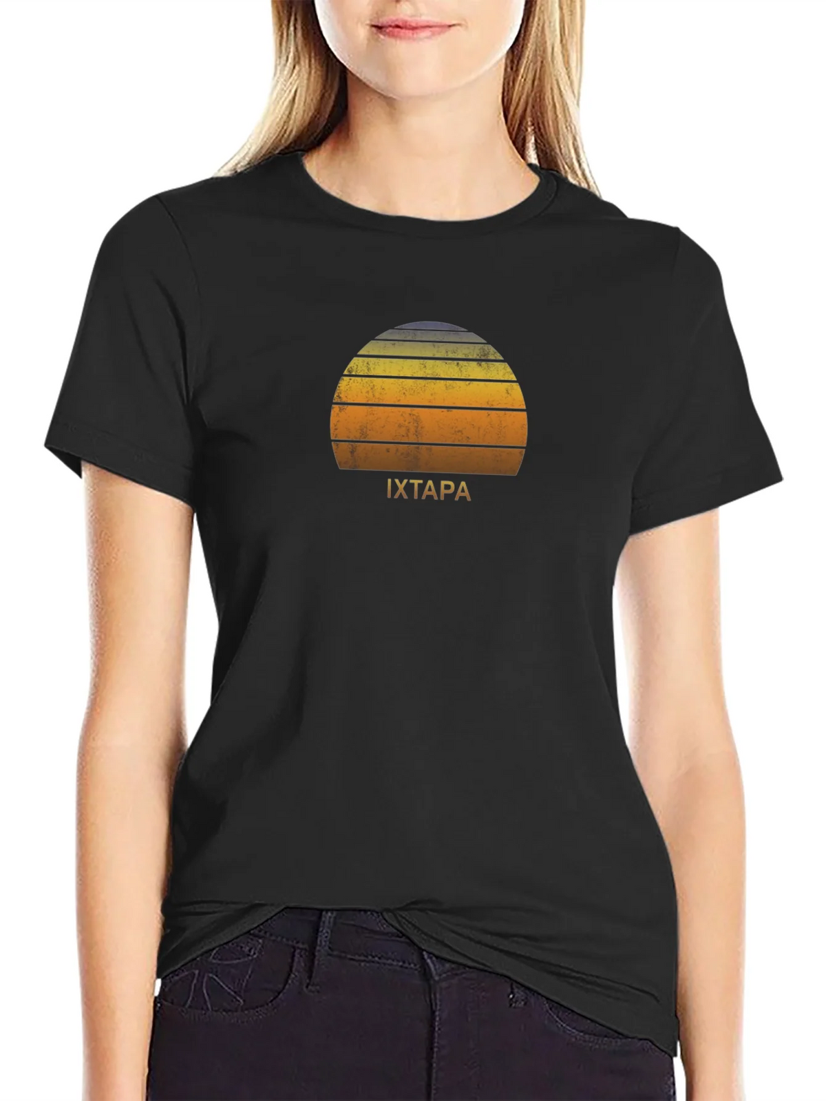 Ixtapa Vintage Sunset Graphic T-Shirt product image 2