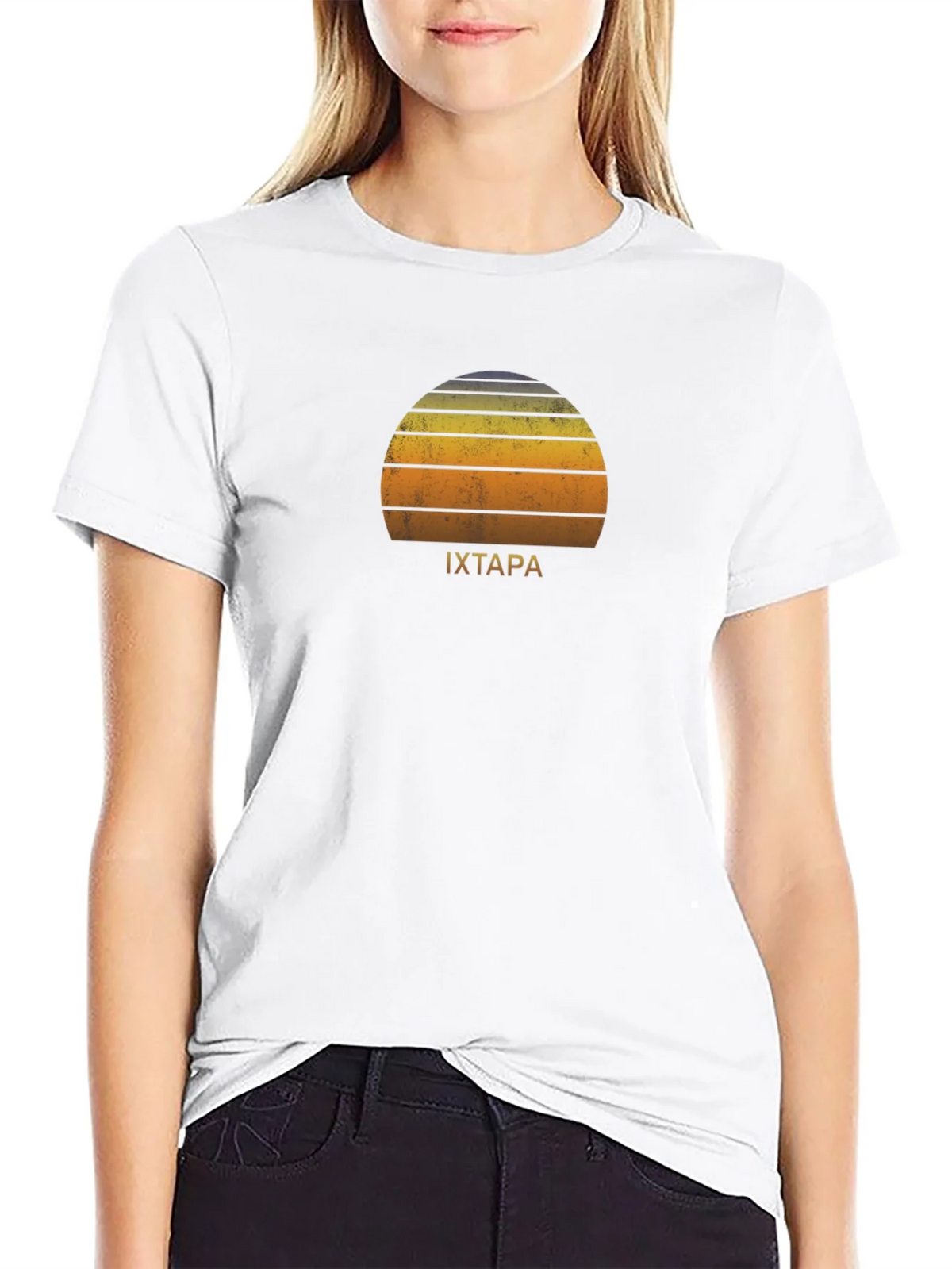 Ixtapa Vintage Sunset Graphic T-Shirt product image 8