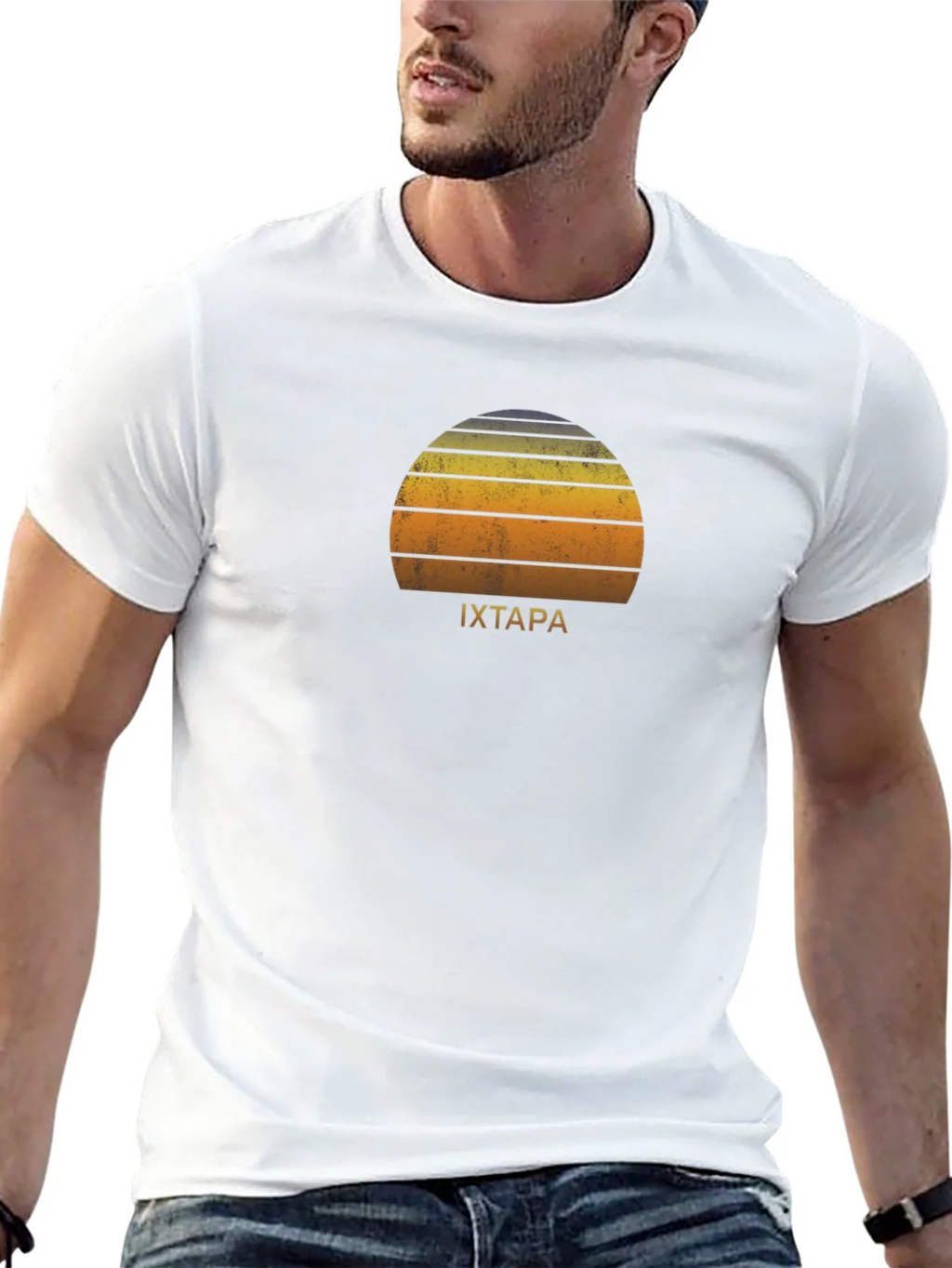 Ixtapa Vintage Sunset Graphic T-Shirt product image 12