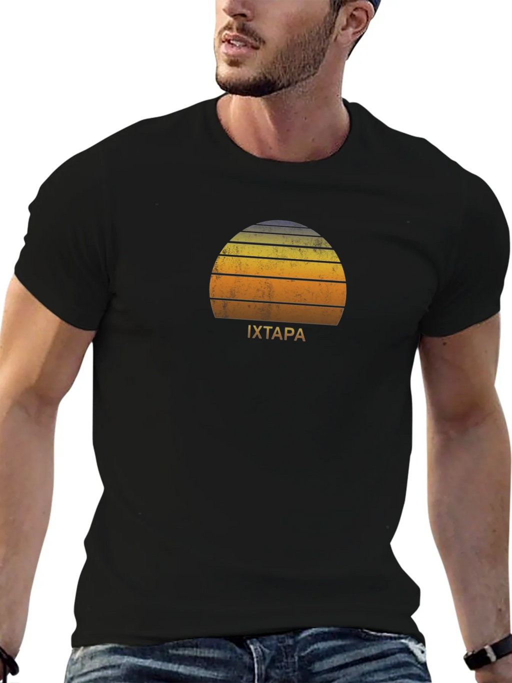 Ixtapa Vintage Sunset Graphic T-Shirt product image 6