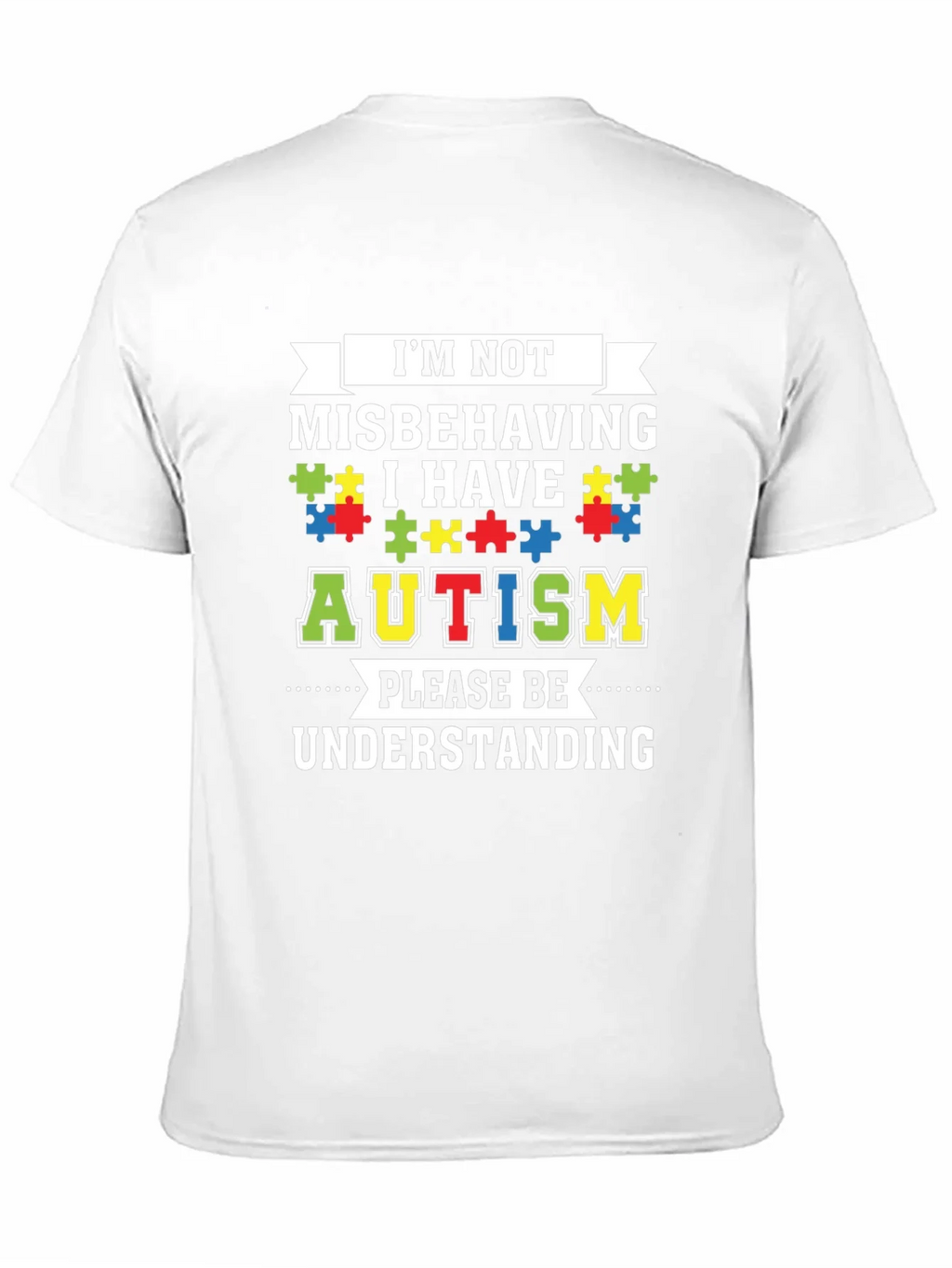 Autism Awareness Graphic Tee - Im Not Misbehaving product image 10