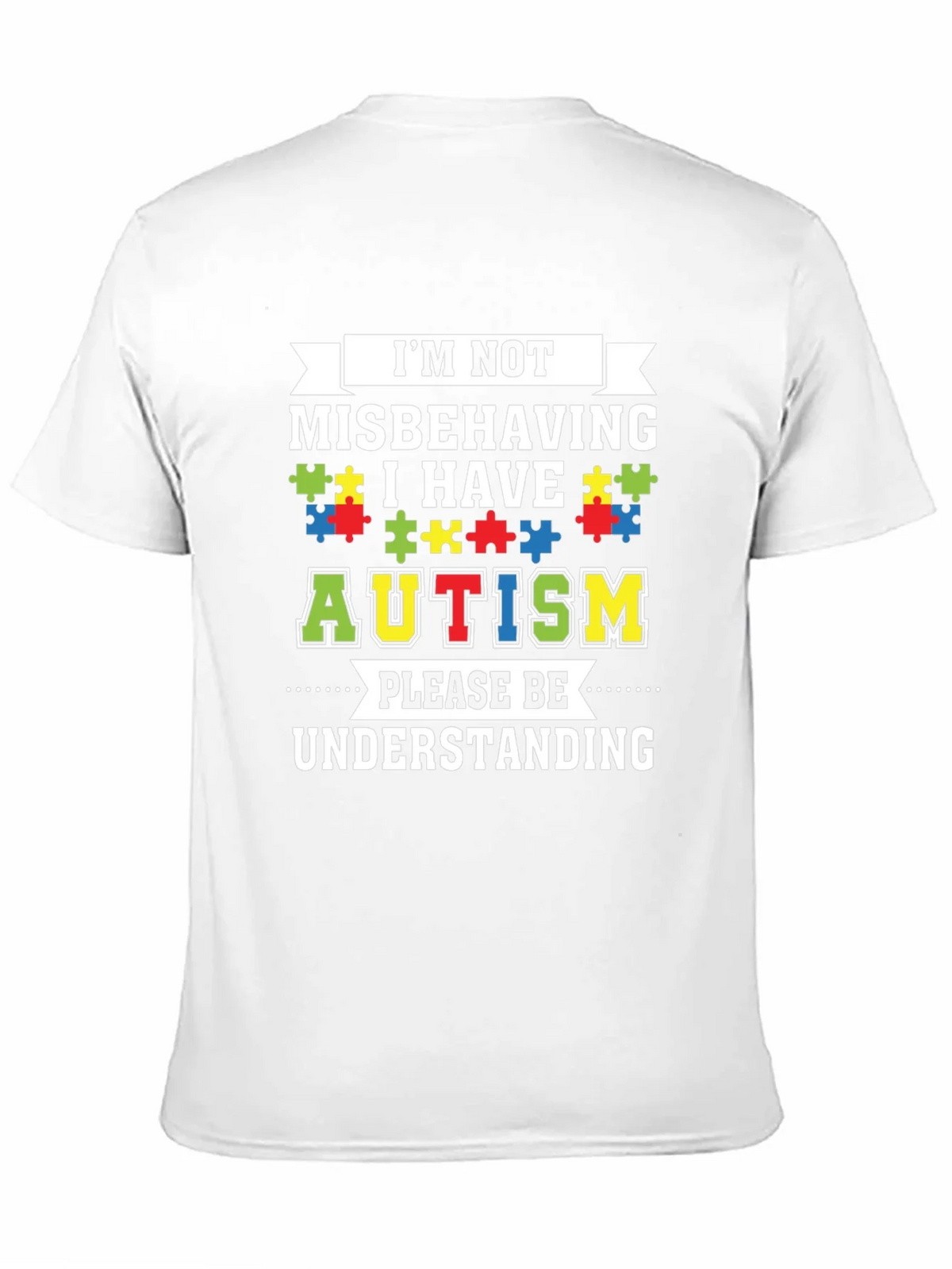 Autism Awareness Graphic Tee - Im Not Misbehaving product image 10