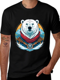 Polar Bear T-Shirt Graphic Tee Crew Neck product image 1