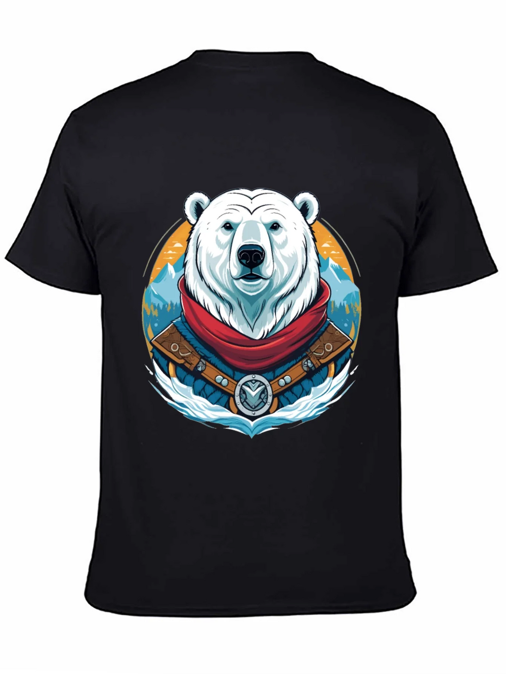 Polar Bear T-Shirt Graphic Tee Crew Neck product image 4