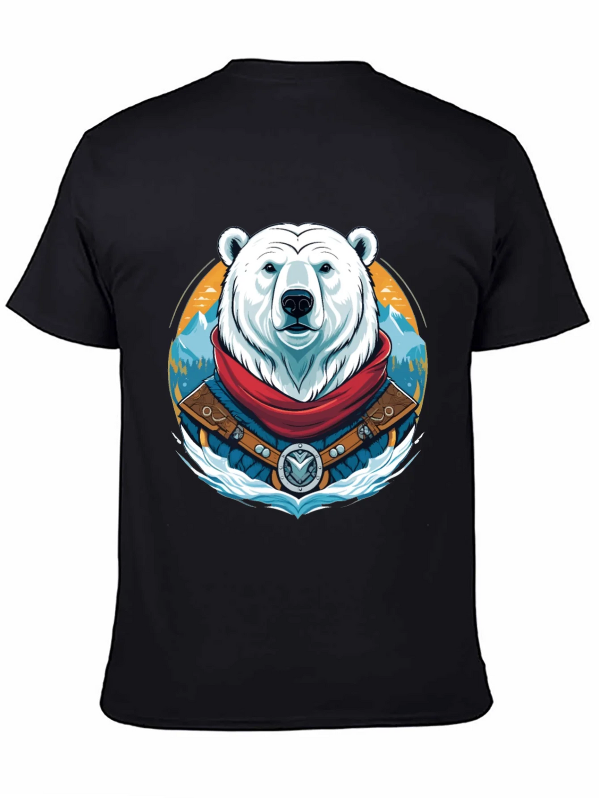 Polar Bear T-Shirt Graphic Tee Crew Neck product image 4