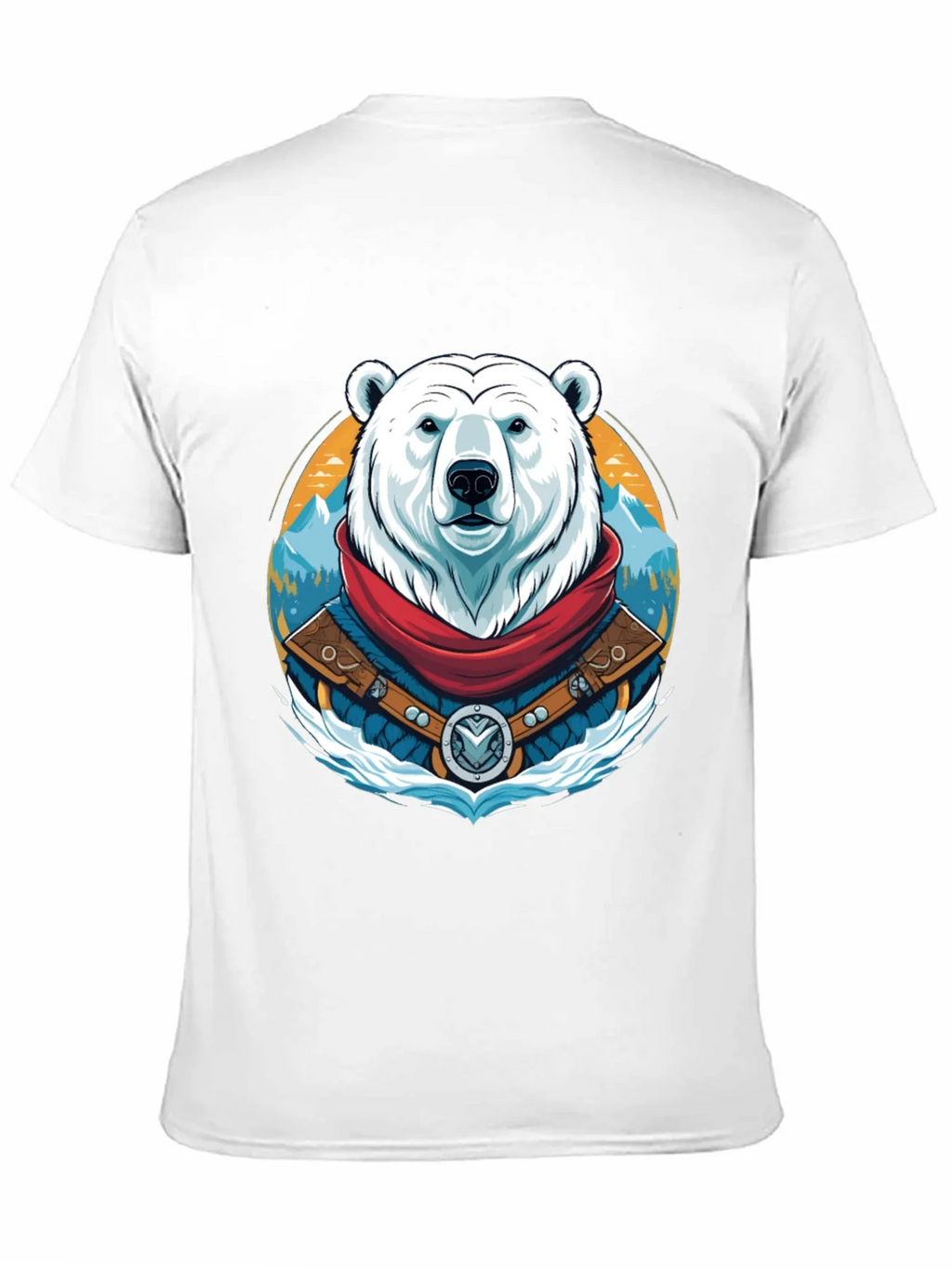 Polar Bear T-Shirt Graphic Tee Crew Neck product image 10