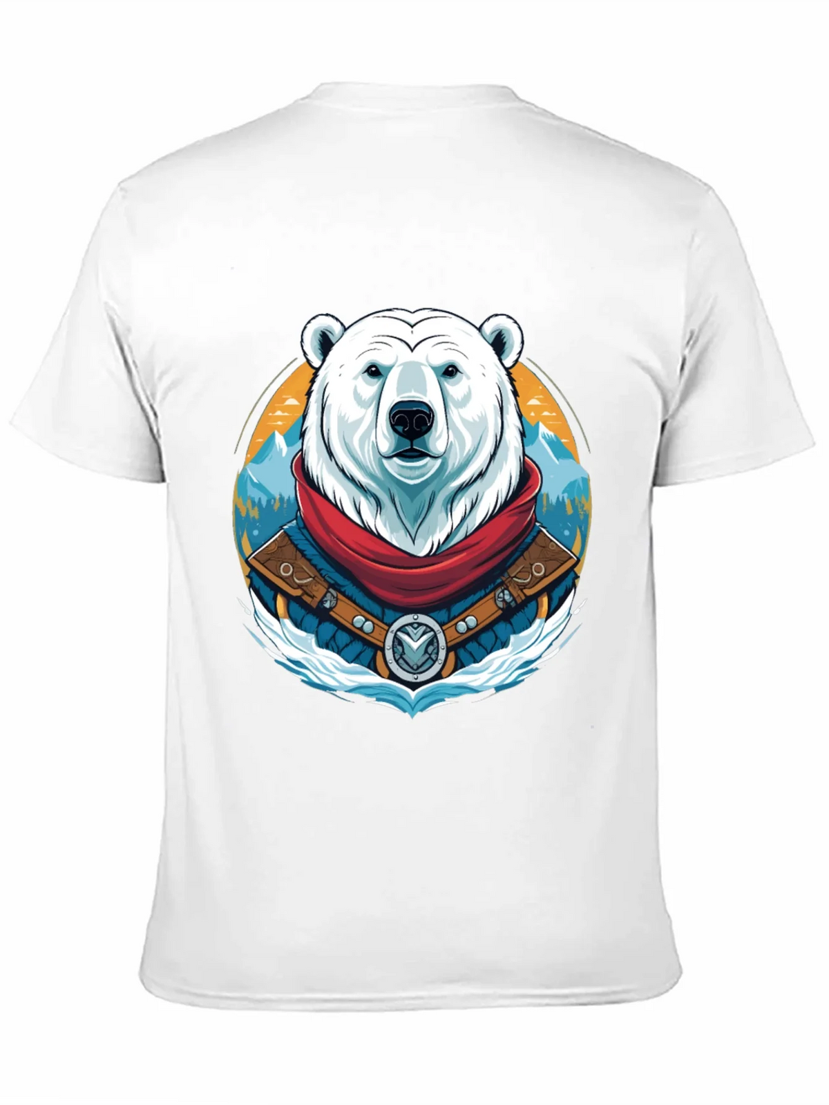 Polar Bear T-Shirt Graphic Tee Crew Neck product image 10