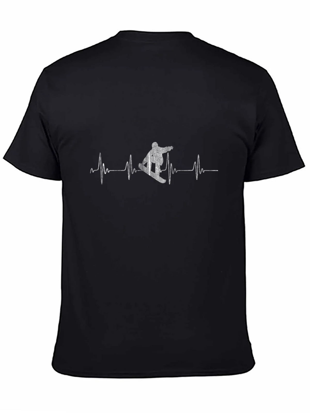 Snowboard Heartbeat T-Shirt - Black product image 4