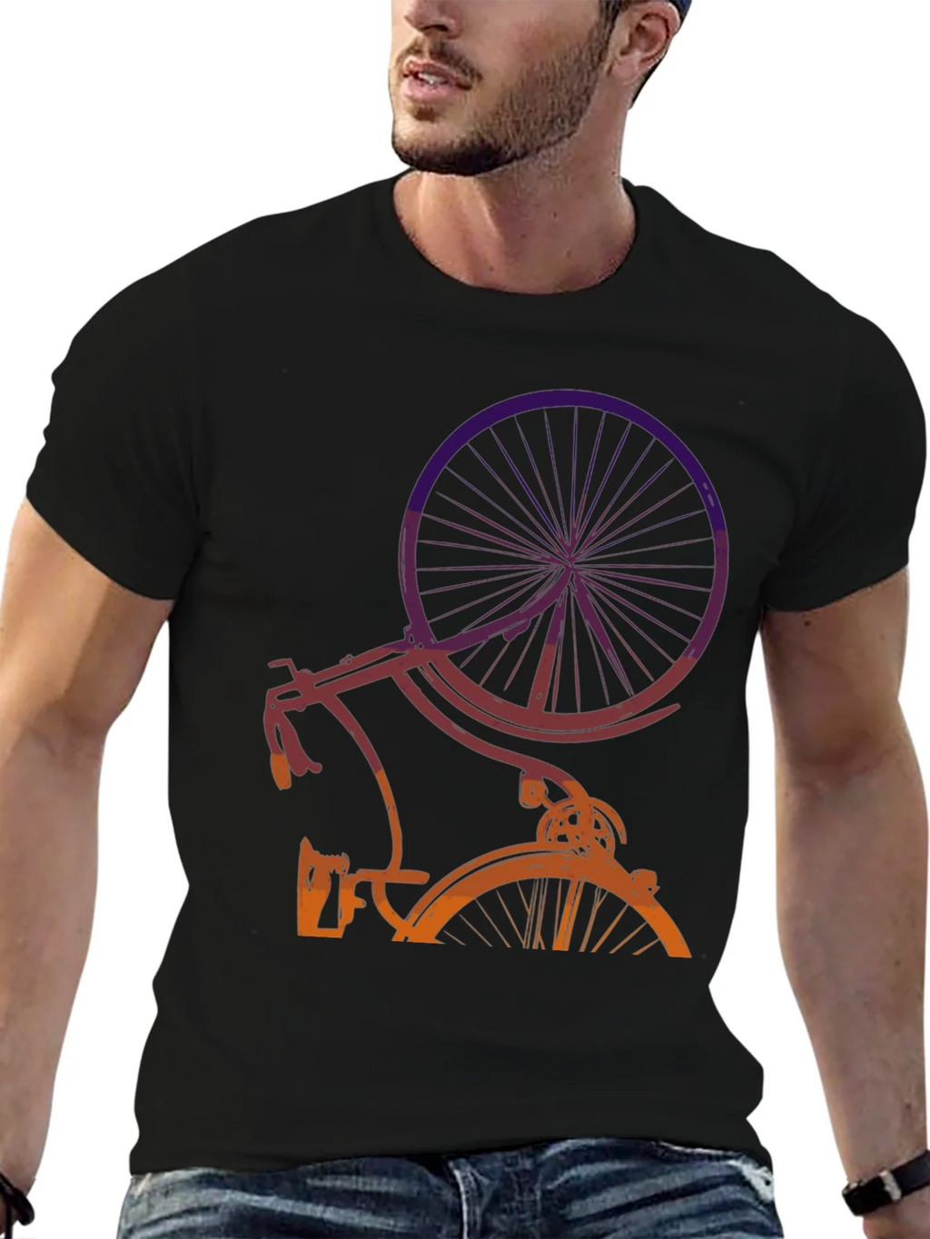 Retro Bike Graphic T-Shirt product image 5