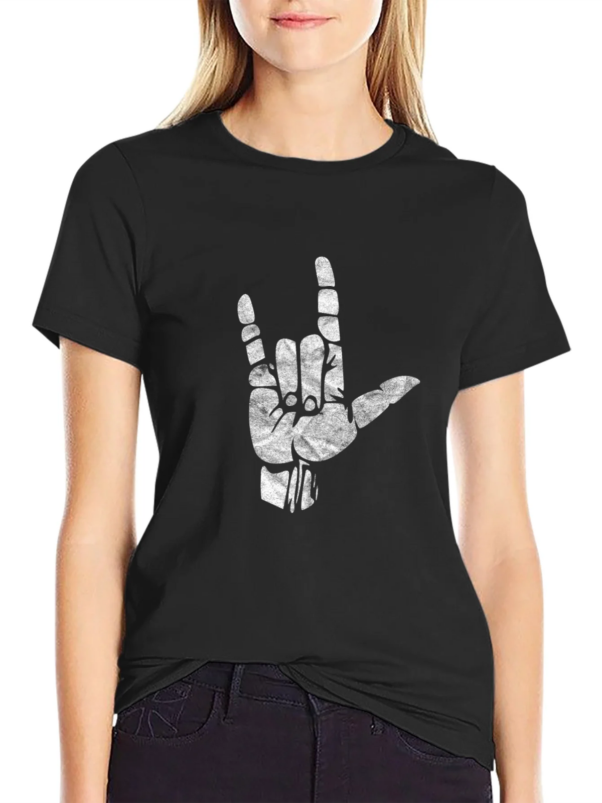I Love You Sign Language Graphic Tee product image 2