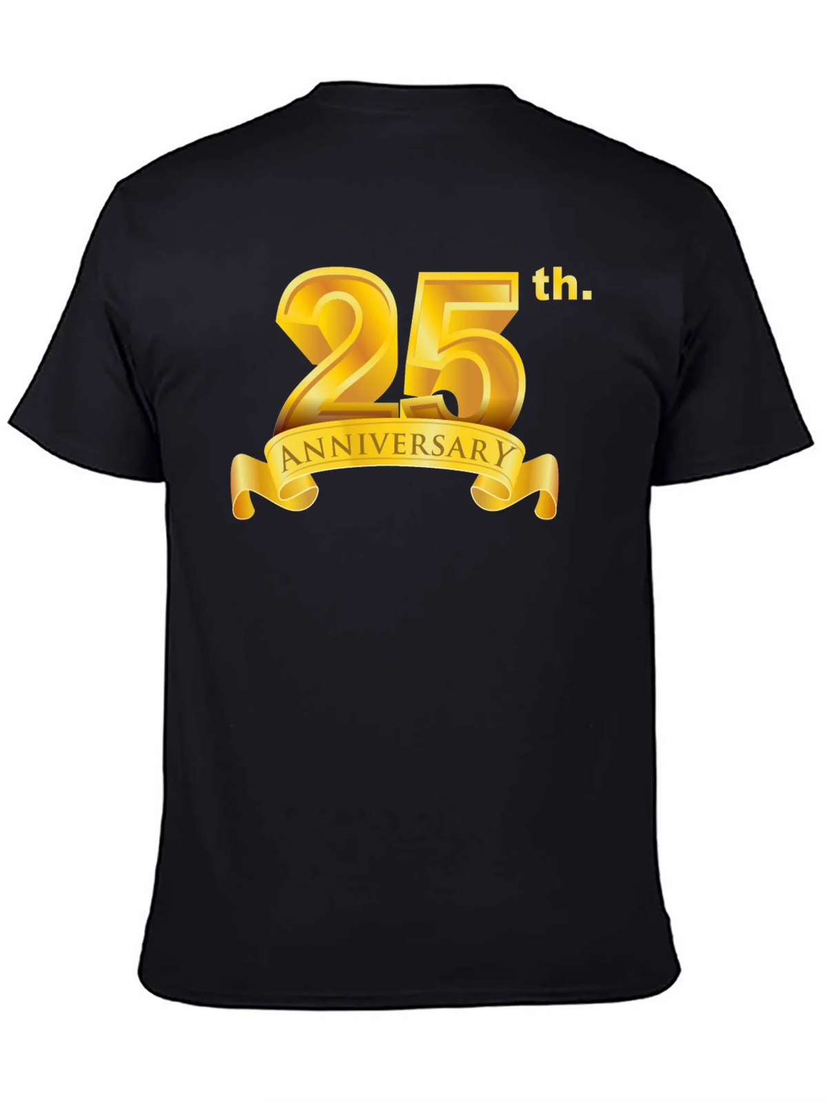 25th Anniversary Black Graphic T-Shirt product image 3