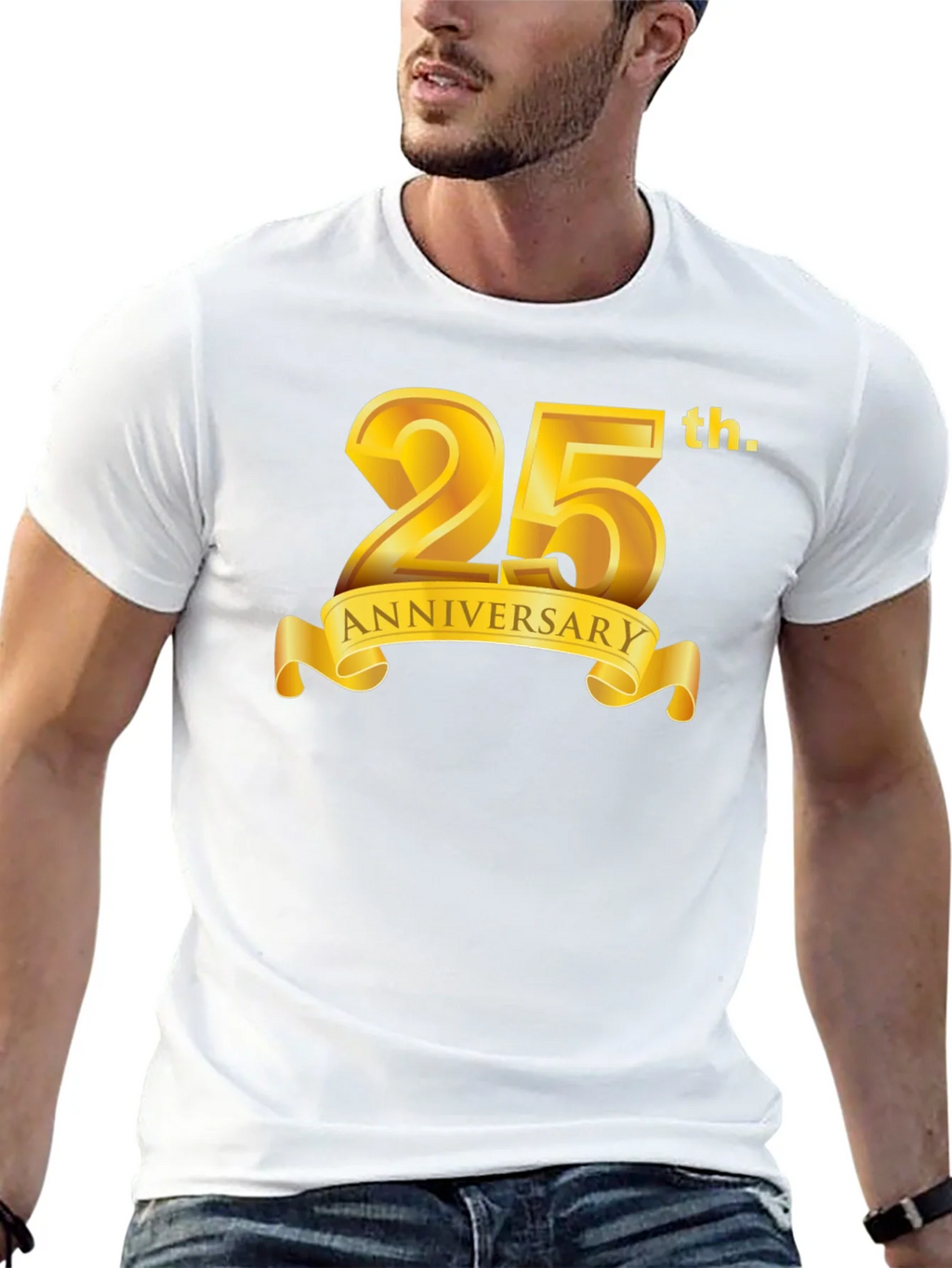 25th Anniversary Black Graphic T-Shirt product image 8